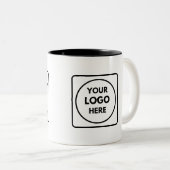 Custom Logo Two Tone Branded Business mug ツートーンマグカップ (正面右)