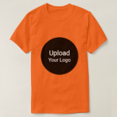 Custom Logo Upload | Personalized Business T-Shirt Tシャツ (デザイン正面)