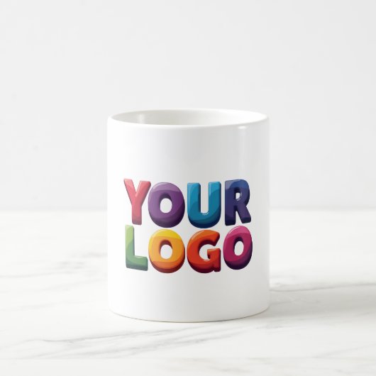 Custom Logo – Upload Your Logo | Business & Brand  コーヒーマグカップ (中央)