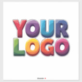 Custom Logo|Upload Your Logo | Business & Brand  シール (シート)