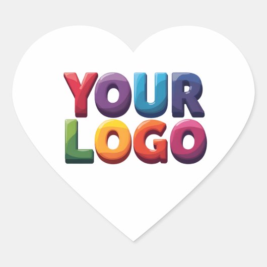 Custom Logo|Upload Your Logo | Business & Brand  ハートシール (正面)