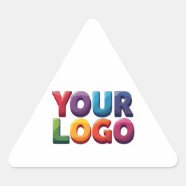 Custom Logo|Upload Your Logo | Business & Brand 三角形シール