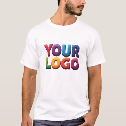 Custom Logo|Upload Your Logo | Business & Brand Tシャツ (正面)
