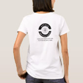Custom Logo URL Slogan Staff T-Shirt Tシャツ (裏面)