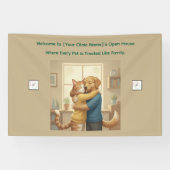Custom Logo Veterinarian Event Banner - Pet Art 横断幕 (横)