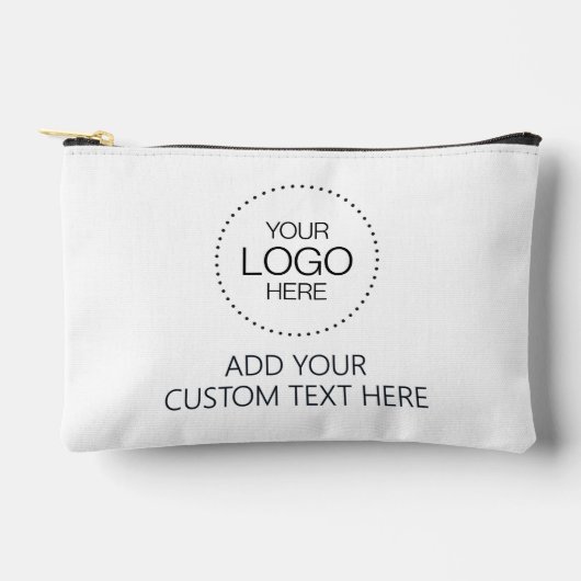 Custom Logotipo Store & Business アクセサリーポーチ (正面)
