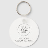 Custom Logotipo Store & Business キーホルダー (正面)