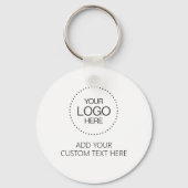 Custom Logotipo Store & Business キーホルダー (裏面)