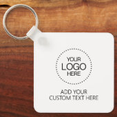 Custom Logotipo Store & Business キーホルダー (正面)