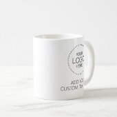 Custom Logotipo Store & Business コーヒーマグカップ (正面右)