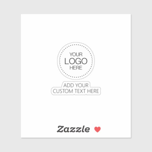 Custom Logotipo Store & Business シール (シート)