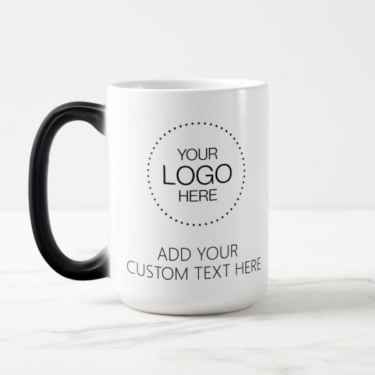 Custom Logotipo Store & Business モーフィングマグカップ (左)