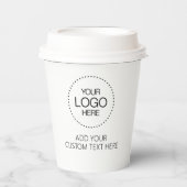 Custom Logotipo Store & Business 紙コップ (正面)
