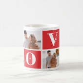 Custom Love Mug - Add your own Images コーヒーマグカップ (中央)