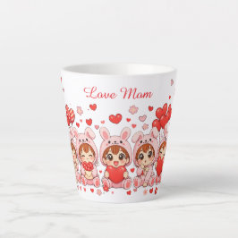 Custom Love Mug | Mother’s Day & Valentine Gift カフェラテマグ