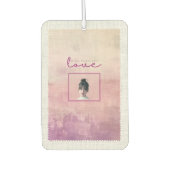 Custom Love Script Heather & Dusk Poet カーエアーフレッシュナー (正面)