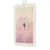 Custom Love Script Heather & Dusk Poet カーエアーフレッシュナー (左)