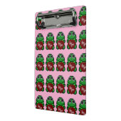 Custom Love You Kawaii Frog Heart Gift ミニクリップボード (アングル2)