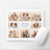 Custom Love You Mommy Mothers Day Photo Collage マウスパッド (マウス)