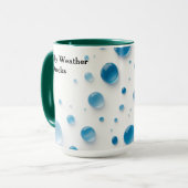 Custom Lovely Weather For Ducks Watercolor マグカップ (正面左)