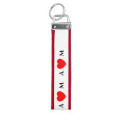 Custom Lovers Keychain with Heart & Initials リストバンドキーホルダー (鍵トップ)