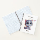 Custom Low Battery Cat Journal ノートブック (内部)