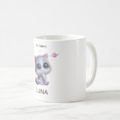 Custom Low Battery Cat Mug コーヒーマグカップ (正面右)