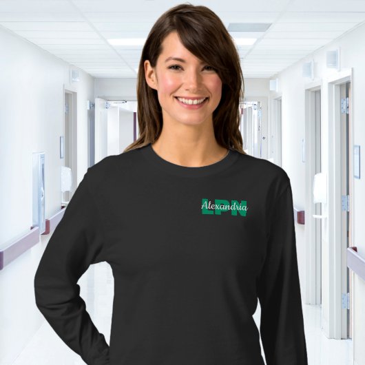 Custom LPN Credentials with Name Tシャツ