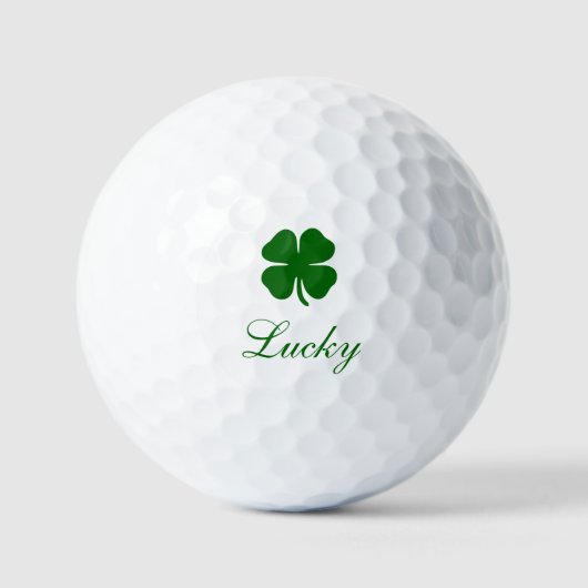 Custom Lucky Clover ゴルフボール (正面)