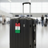Custom luggage tag, Italian flag luggage tag  ラゲッジタグ