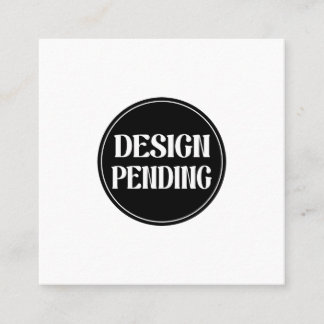 Custom-made, artistic, elegant スクエア名刺