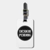 Custom-made, artistic, elegant ラゲッジタグ (正面縦)