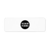 Custom-made, artistic, elegant ラベル (正面)