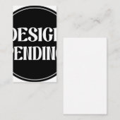 Custom-made, artistic, elegant 名刺 (正面/裏面)