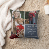 Custom Made Holiday Fun Photo Gift Merry Christmas クッション (ブランケット)