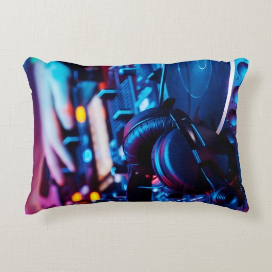 Custom Made Music Throw Pillow  アクセントクッション (正面)