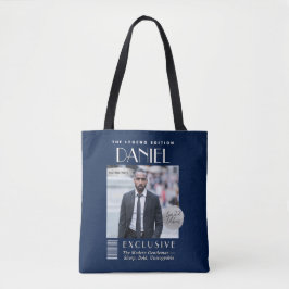 Custom Magazine Cover Bag, Modern Fashion Mens トートバッグ