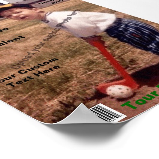 Custom Magazine Cover, Pro Golfer ポスター (角)