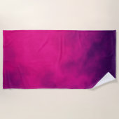 Custom Magenta Beach Towel ビーチタオル (正面)