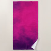 Custom Magenta Beach Towel ビーチタオル (正面)