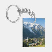 Custom Majestic Mont Blanc French Alps View キーホルダー (正面左)