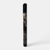 Custom Make Your Own Pet Photo Potrait Monogram iPhoneケース (左側面)