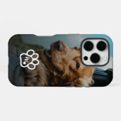 Custom Make Your Own Pet Photo Potrait Monogram iPhoneケース (裏面横)
