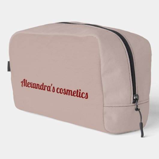 Custom Makeup & Cosmetic Bag – Name Gift ドップキット (右コーナー)