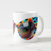 Custom MAL ANTIE / Crazy Aunt Afrikaanse Humor ジャンボコーヒーマグカップ (正面右)