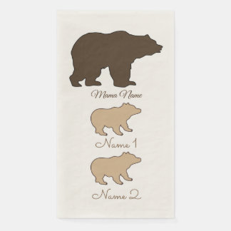 Custom Mama Bear With 2 Kid Names Mothers Day Gift