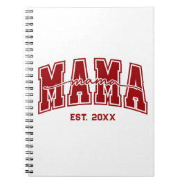 Custom Mama Est. Year Personalized Mom Established ノートブック