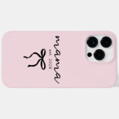 Custom Mama Pink Phone Cover Gift for New Moms Case-Mate iPhoneケース (裏面 (横))