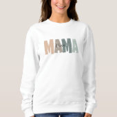 Custom Mama Sweatshirt with Baby Name | Personaliz スウェットシャツ (正面)