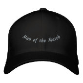 Custom Man of the Match-Hat Champion Player 刺繍入りキャップ (正面)